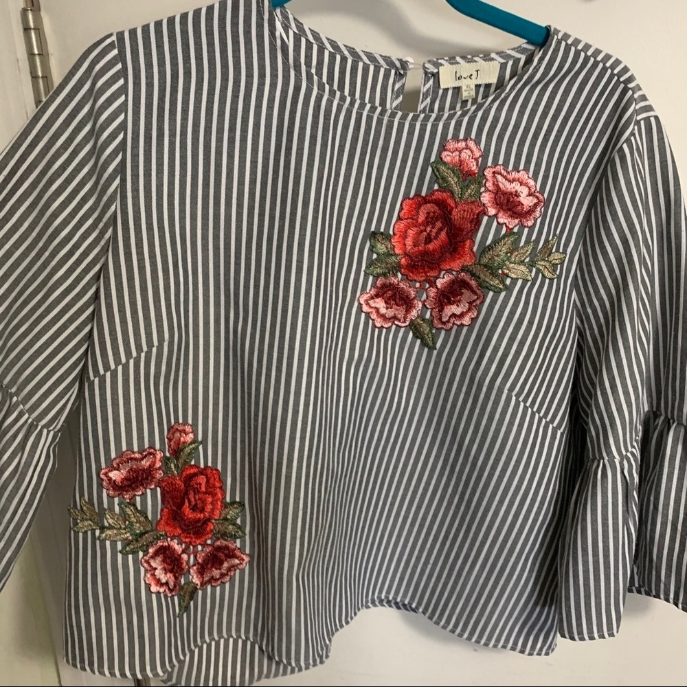 Floral Striped Shirt